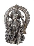 White Whale Goddess Lakshmi Statue,Hindu Goddess of Money, Wealth, Abundance, Fertility & Prosperity.