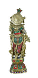 White Whale Radha Statue, Indian Lady Figure, Shyama, Kishori. Hindu Goddess of Love, Compassion & Devotion