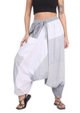 Whitewhale Mens & Women Cotton Aladdin Loose Baggy Boho Hippie Harem Pants
