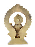 Whitewhale Maa Saraswati Brass Statue Religious Goddess Sculpture Idol Home Decor