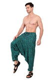 Whitewhale Mens Women Cotton Printed Yoga Loose Baggy Boho Hippie Harem Pants