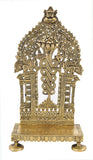 White Whale Antique Elegant Vasuki Pancha Mukhi Sheshnag Singhasan Brass Chowki
