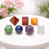 White Whale Healing Crystal Gemstone 7 Pieces Balancing Sacred Stone