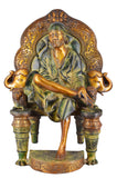 White Whale Brass Antique Lord Shirdi Sai Baba Bhagwan Lord Shirdi Sai Baba Idol Statue Murti Home Decor Statue for Home Office Decor DecorMeditation Luck Gift Feng Shui