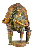 White Whale Brass Antique Lord Shirdi Sai Baba Bhagwan Lord Shirdi Sai Baba Idol Statue Murti Home Decor Statue for Home Office Decor DecorMeditation Luck Gift Feng Shui