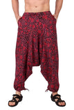 Whitewhale Mens Women Cotton Printed Yoga Loose Baggy Boho Hippie Harem Pants