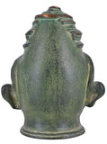 White Whale Brass Face Figurine Statue for Home Decor Entrance Office Table Living Room