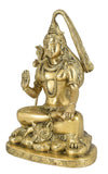 White Whale Lord Shiva Brass Statue Idol Sculpture Hindu God Natraja Shiv Figurine Home Décor
