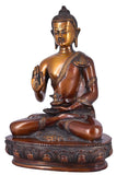White Whale Brass Buddha Statue Yoga Murti for Home Decor Entrance Office Table Living Room Meditation Luck Gift Feng Shui