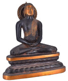 White Whale Brass Buddha Statue Murti for Home Decor Entrance Office Table Living Room Meditation Luck Gift Feng Shui Home Décor