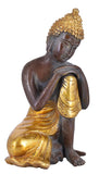 White Whale Brass Antique Buddha Idol Metal Sculpture Buddha Statue Brass Astmangal Pose Goddess Statue Home Decor Gift 