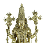 White Whale Brass venkateswara balaji statue ,fine carving,home and living,tirupati balaji,home decor