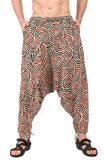Whitewhale Mens Women Cotton Printed Yoga Loose Baggy Boho Hippie Harem Pants