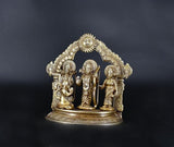 Whitewhale Ram Darbar - Lord Rama Laxman and Sita Hanuman Brass Statue Religious Sculpture Idol Home Decor