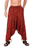 Whitewhale Mens Women Cotton Printed Yoga Loose Baggy Boho Hippie Harem Pants