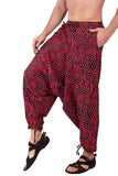 Whitewhale Mens Women Cotton Printed Yoga Loose Baggy Boho Hippie Harem Pants