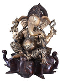 White Whale Ganesha Bhagwan Idol Ganesha Statue Ganpati Murti for Home Entrance Decor Luck Gift Home Decor