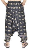 Whitewhale Mens Women Rayon Printed Harem Pants Pockets Yoga Trousers Hippie