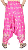 Whitewhale Mens Women Rayon Printed Harem Pants Pockets Yoga Trousers Hippie