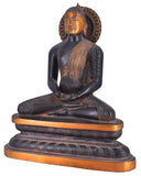 White Whale Brass Buddha Statue Murti for Home Decor Entrance Office Table Living Room Meditation Luck Gift Feng Shui Home Décor
