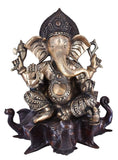 White Whale Ganesha Bhagwan Idol Ganesha Statue Ganpati Murti for Home Entrance Decor Luck Gift Home Decor