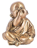 White Whale Brass Laughing Buddha for Wealth & Prosperity | Happy Man - Best for Gifting - Made in Tibet Home Decoration