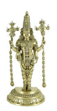 White Whale Brass venkateswara balaji statue ,fine carving,home and living,tirupati balaji,home decor