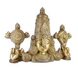 White Whale Brass venkateswara balaji statue ,fine carving,home and living,tirupati balaji,home decor