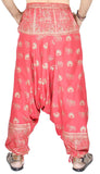 Whitewhale Mens Women Rayon Printed Harem Pants Pockets Yoga Trousers Hippie