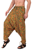 Whitewhale Mens Women Cotton Printed Yoga Loose Baggy Boho Hippie Harem Pants