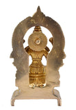 Whitewhale Brass Lakshmi Idol Hindu Lakshmi Goddess Statue Home Office Showpiece Decor