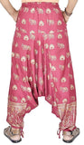 Whitewhale Mens Women Rayon Printed Harem Pants Pockets Yoga Trousers Hippie