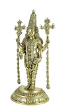White Whale Brass venkateswara balaji statue ,fine carving,home and living,tirupati balaji,home decor