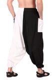 Whitewhale Men Women Cotton Summer Loose Baggy Hippie Boho Gypsy Harem Pants