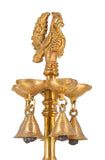 White Whale Brass Elephant Peocock Diya Table Decor Diyas & Bells Home Decor