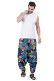 Whitewhale Men's Cotton Solid Harem Pants Yoga Trousers Hippie Pant