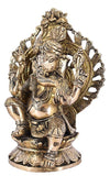White Whale Ganesha Bhagwan Idol Ganesha Statue Ganpati Murti for Home Entrance Decor Luck Gift Home Decor
