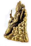 White Whale Shiva Parvati Idol Shiv Parivar Brass Murti Statue Sculpture