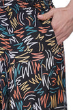 Whitewhale Men Women Rayon twill Printed Harem Pants Pockets Yoga Trousers Hippie