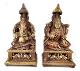 White Whale you think, we bring Brass Lakshmi Ganesha (Standard, Gold)