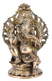 White Whale Ganesha Bhagwan Idol Ganesha Statue Ganpati Murti for Home Entrance Decor Luck Gift Home Decor