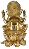 Whitewhale Brass Decor India Mangalkari Ganesha Statue (9 inches