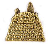 White Whale Shiva Parvati Idol Shiv Parivar Brass Murti Statue Sculpture