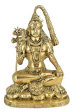 White Whale Lord Shiva Brass Statue Idol Sculpture Hindu God Natraja Shiv Figurine Home Décor