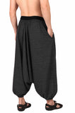 Whitewhale Men Women Cotton Stripe Summer Loose Baggy Hippie Boho Gypsy Harem Pants