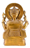 White Whale Lord Ganesh Murti Ganesha Idol Ganpati Brass Vinayaka Statue for Home Decoration | Hindu God Ganesh Bhagwan Blessing Ganpati Bappa Statue | Ganesha Statue Sitting Idol Sculpture