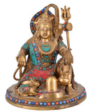 White Whale Mahadev |Bholenath Murti | Shiva Statue Brass Lord Shiva Shiv Shankar Statue Shiv ji Idol Home Decor Figurine