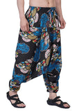 Whitewhale Men's Cotton Solid Harem Pants Yoga Trousers Hippie Pant