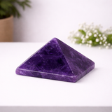 White Whale Pyramid Metaphysical Natural Gemstone Figurine