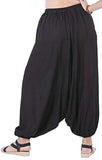 Whitewhale Men Women Cotton Baggy Hippie Boho Gypsy Aladdin Yoga Harem Pants